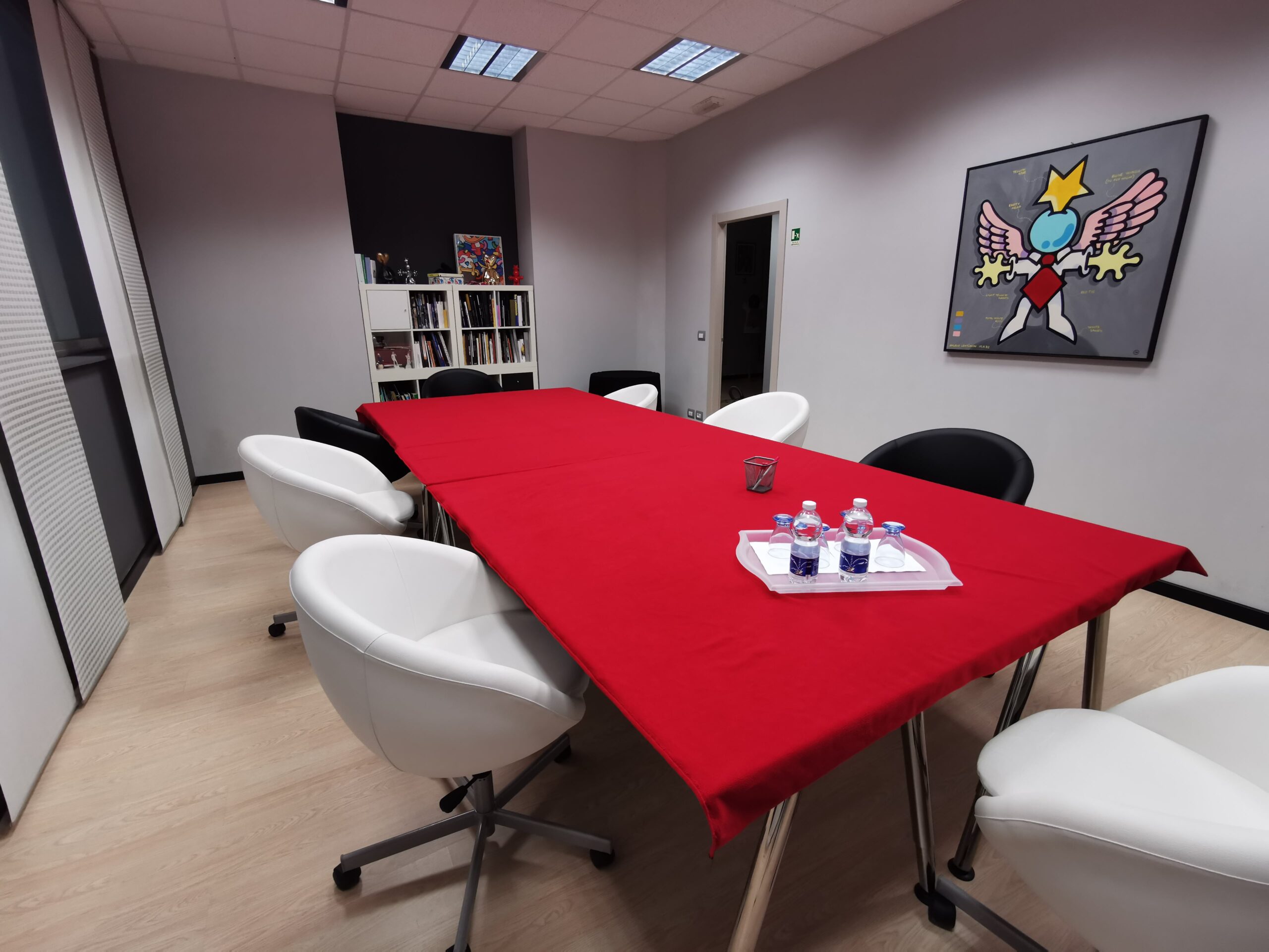 Sala riunioni Mistral allestimento operazioni peritali - Spazio Polivalente Pistoia