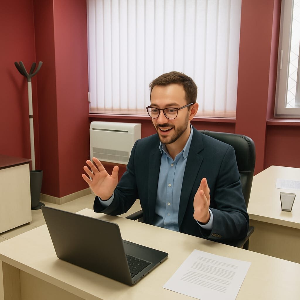 Ufficio pornto per video call